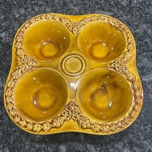 Vintage California Pottery Cupcake Baking Dish